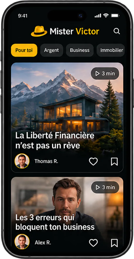 Accueil de Mister Victor avec les vidéos sélectionnées pour toi